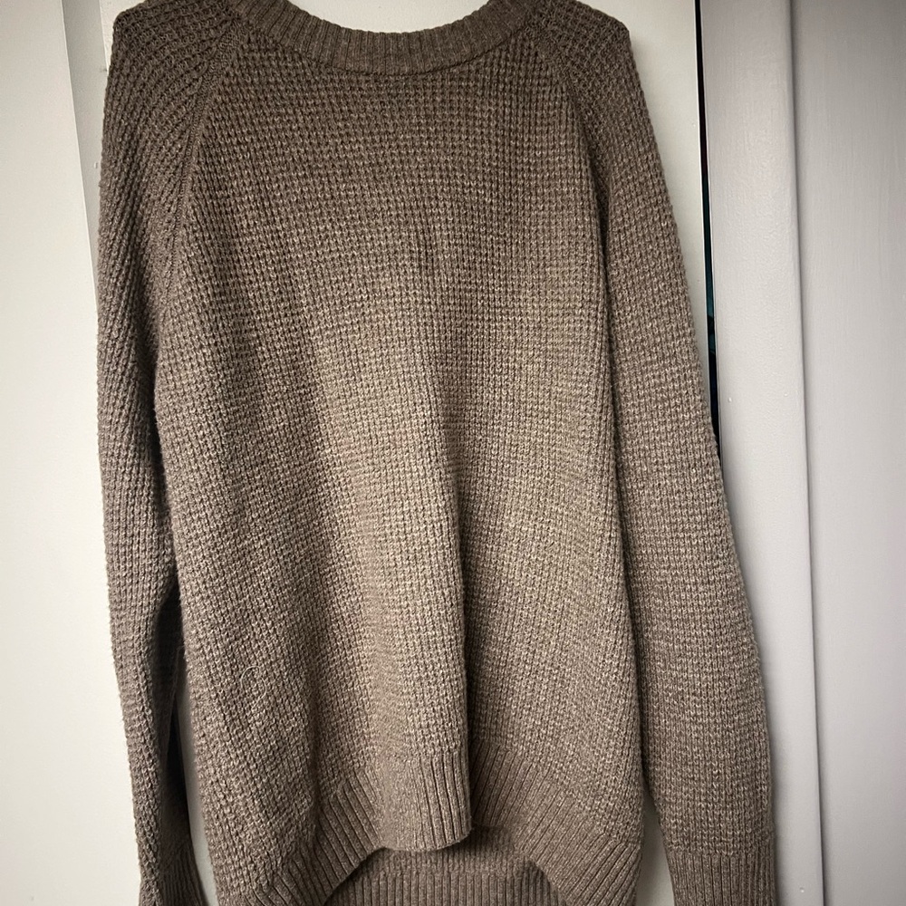 Old Navy Taupe Crew Neck Sweater